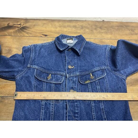 Vintage Lee Riders Trucker Jacket Boys 18 Made In USA Denim - Picture 8 of 10